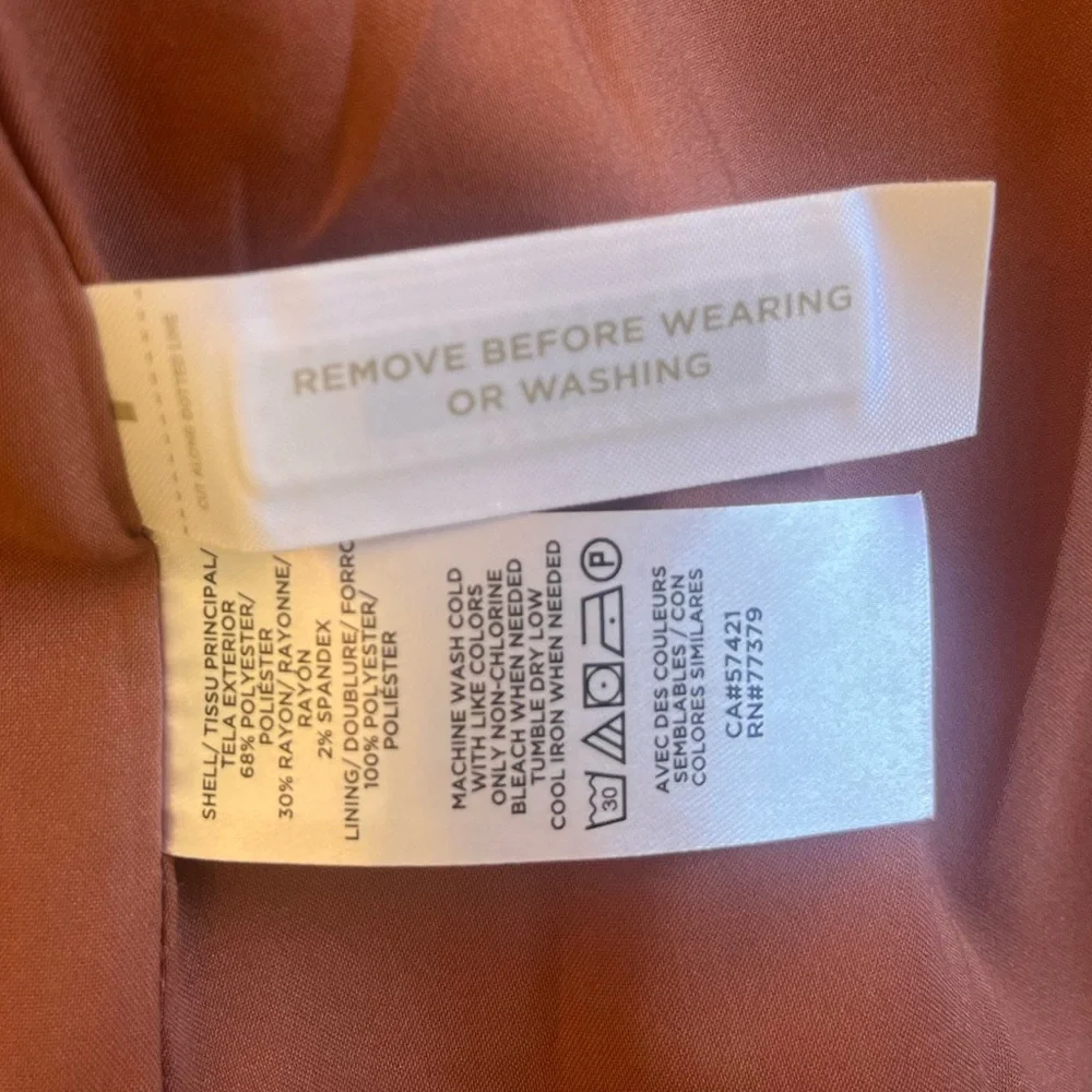 [NEW!] ANN TAYLOR Long One Button Bi-Stretch Suiting Blazer in Rose Pink: 2P - Picture 7 of 9